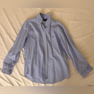Polo by Ralph Lauren Light Blue Gingham Shirt